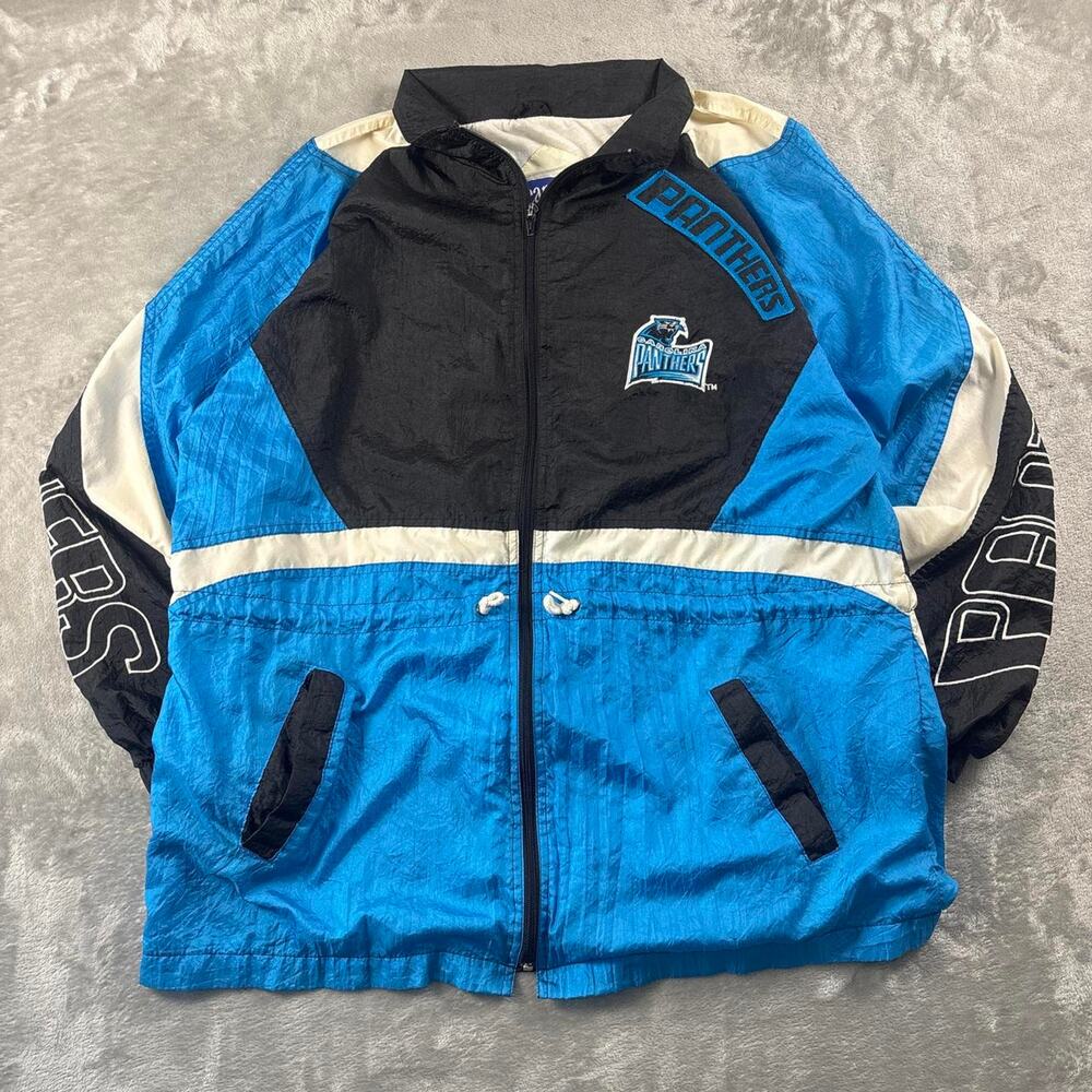 Vintage 1994 Carolina Panthers Pre-Inaugural Triple F.A.T. Goose Jacket L